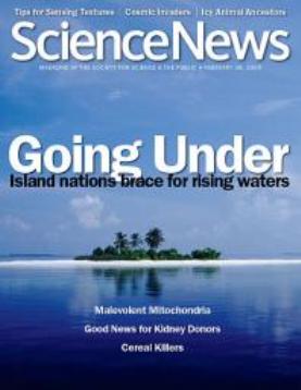 Science News cover - 28 Feb 2009
